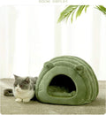 Green Black Cat Cave Bed Cat Furniture Cat Bed Australia Cozy Cat Bed Durable Cat Bed
