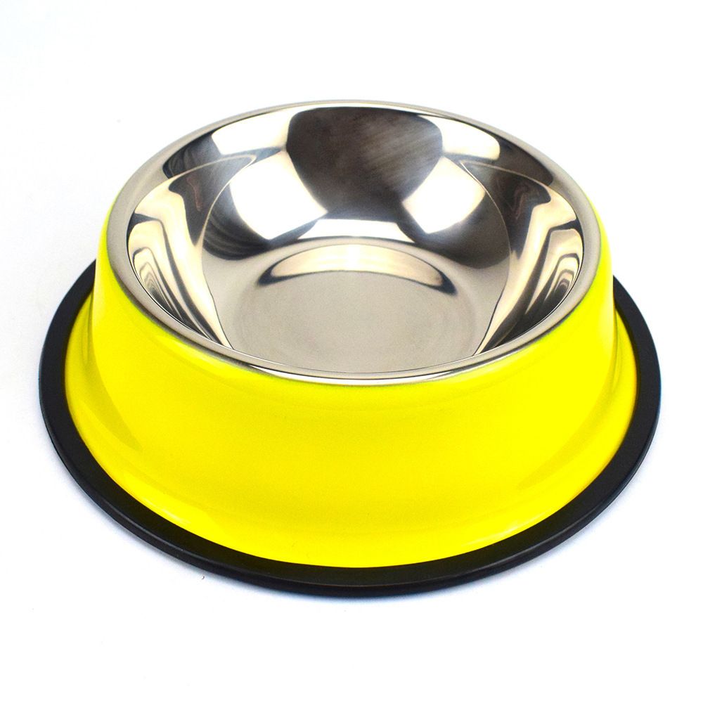 stainless steel pet bowls, non-slip dog bowls, large dog food bowls, cat bowls, pet food bowl, dog bowl large capacity, cat feeding bowl, durable pet bowls, anti-skid pet dishes, pet feeding products Australia - Red - Size 18CM