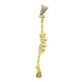 cotton rope dog toy, chew resistant dog toy, teething toy for dogs, medium large dog toy, durable dog toy, interactive dog toy, dog teething relief, heavy chewer dog toy, australian dog toy - Yellow - Size 3PCS