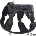 Adjustable Mesh Dog Vest Harness With Handle Safe Reflective Pet Walking Gear Great Christmas Present Black Size M