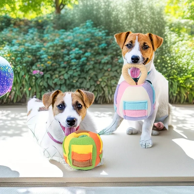 Dog’s Exclusive Happy Planet! Durable Interactive Toy Ball to Spark Instincts & Endless Fun/apricot