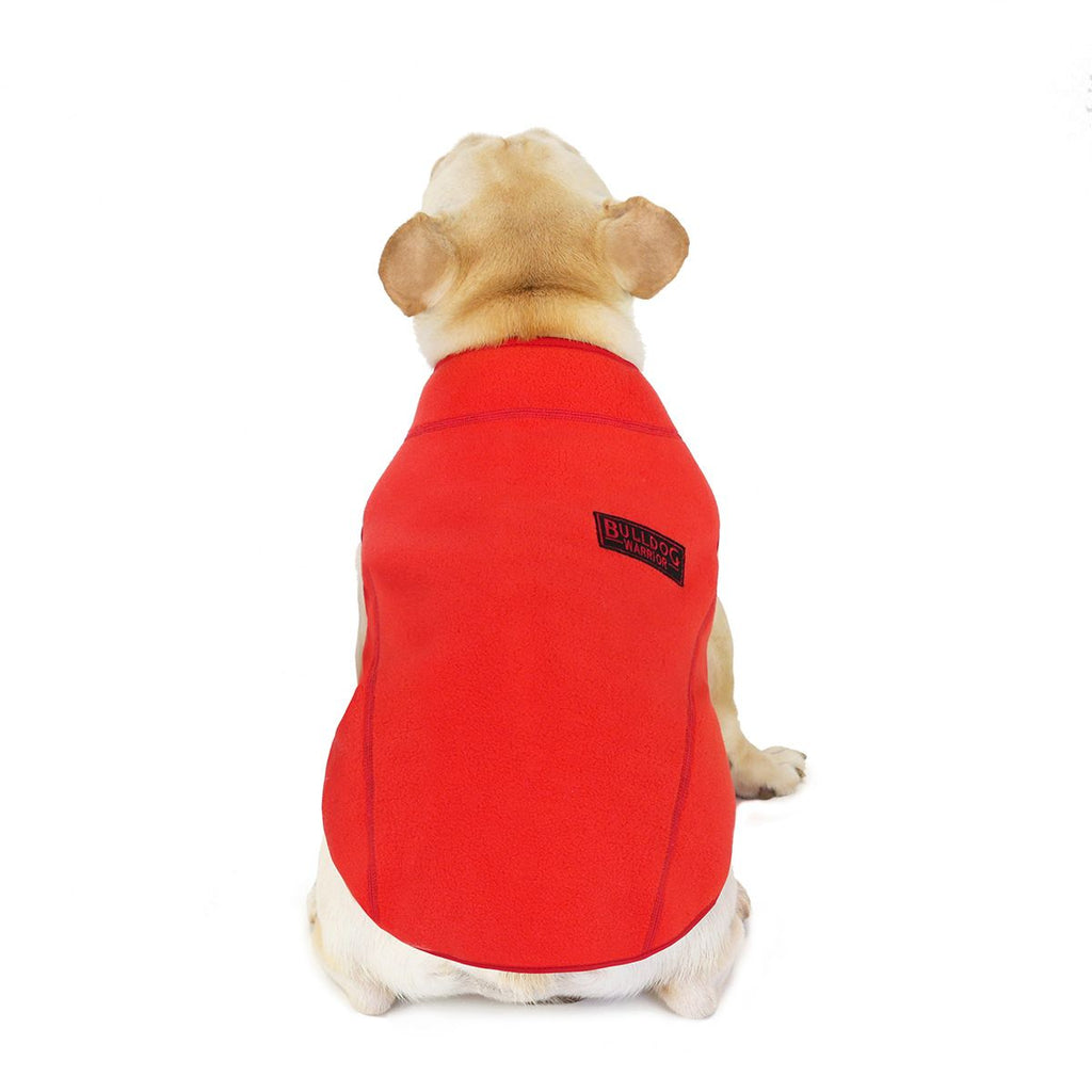 Dogbaby Bulldog Fleece Jacket Winter Polyester Blue S