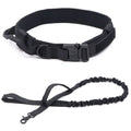 Nylon Dog Collar Training Buckle 3.8cm Black suit M code (36-48cm)