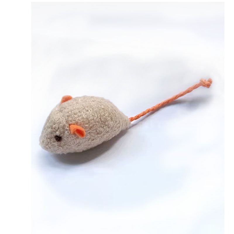 Catnip Plush Mouse Pet Toy for Cats Herbal mouse (pink)