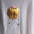 Pet Dog Cat Wig Gold Short Hair