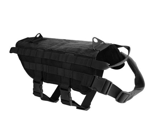 FW Tactical Dog Vest Nylon Pet Clothing Black M