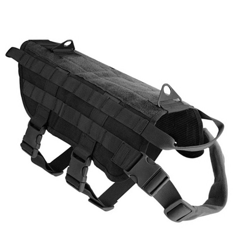 FW Tactical Dog Vest Nylon Pet Clothing Black M