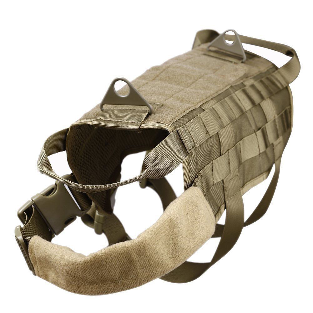 FW Tactical Dog Vest Nylon Pet Clothing Mud L