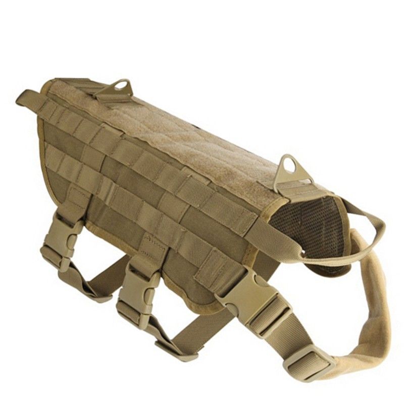 FW Tactical Dog Vest Nylon Pet Clothing Mud L