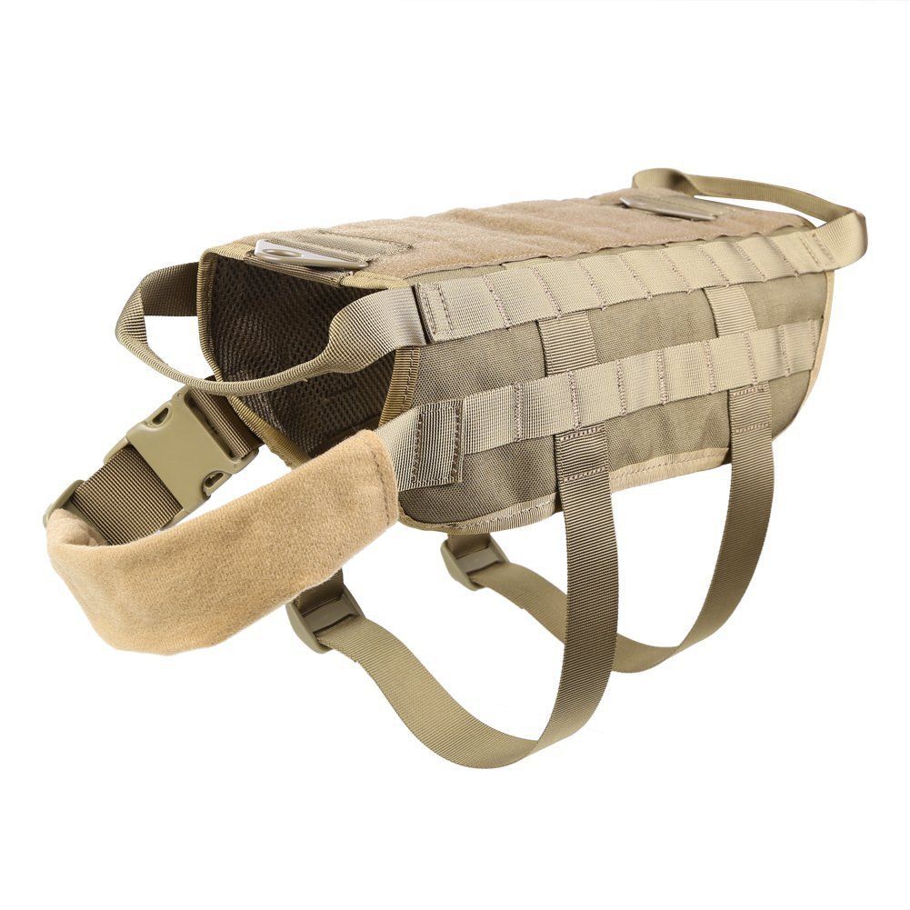 FW Tactical Dog Vest Nylon Pet Clothing Mud L