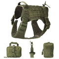 FW Tactical Dog Vest 1000D Nylon Large Army Green XL