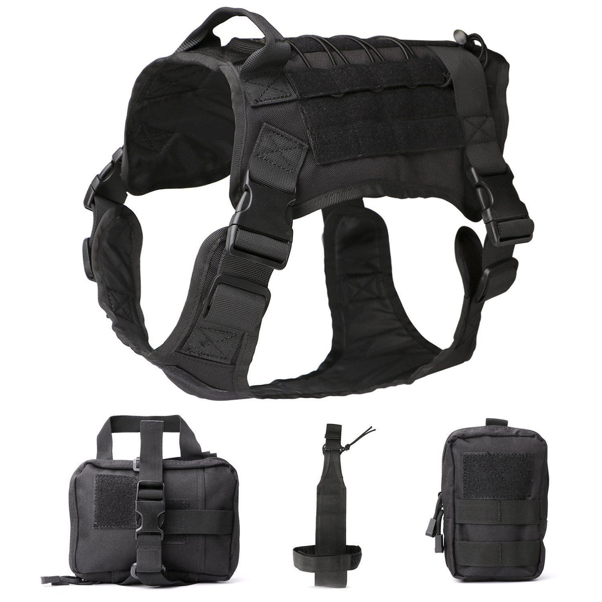 FW Tactical Dog Vest 1000D Nylon Large CP camouflage XL
