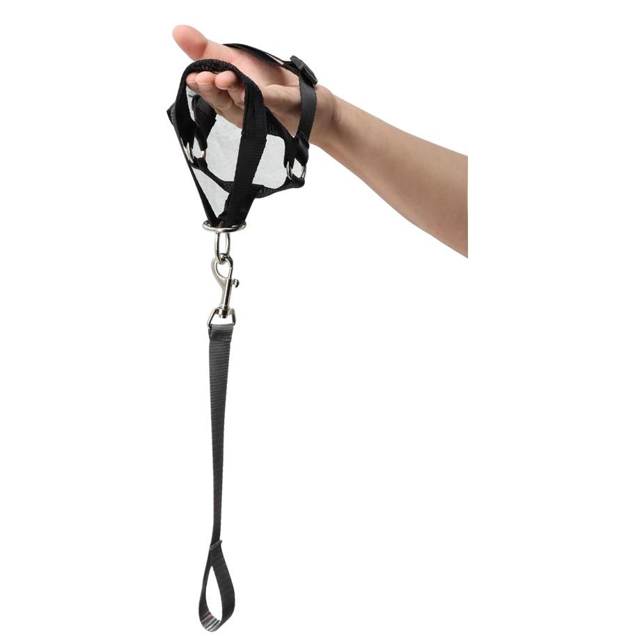 EXMOOR Nylon Dog Muzzle Adjustable Anti Bite. Black-ordinary S