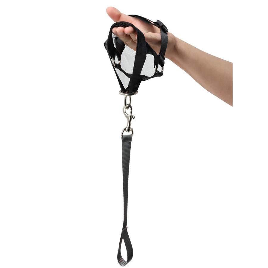 EXMOOR Nylon Dog Muzzle Adjustable Anti Bite. Black-ordinary S