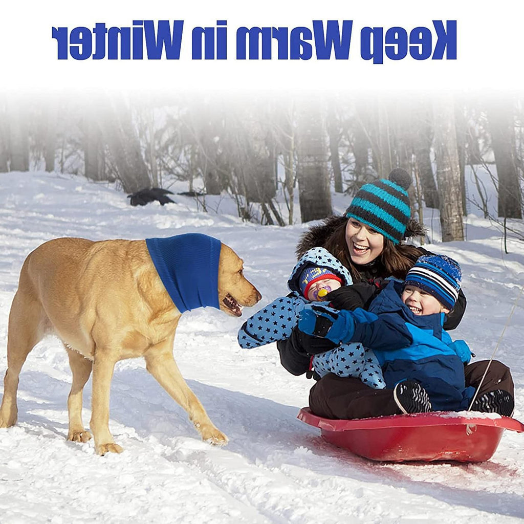 Pet Dog Ear Muffs Anti Noise Soft Winter Warm Grey Code L