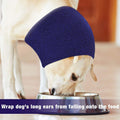 Pet Earmuffs Cotton Thickened Warm Winter Headgear Blue S