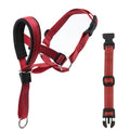 EXMOOR Nylon Dog Muzzle Adjustable Anti Bite. Upgraded reflective-Red XL