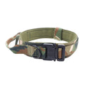 Nylon Dog Collar Training Buckle 3.8cm Fan color M code (36-48cm)