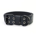 Nylon Dog Collar Training Buckle 3.8cm Buckle Black L code (42-54cm)