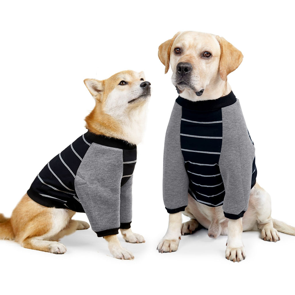Cotton Dog Elbow Protection Clothing DOTON Family Black stripes L chest circumference 58-74 neck circumference 34-46 recommended weight 18.00 kg-25.00 kg