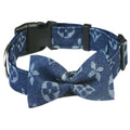 Hapi Dog Collar with Bow and Leash for Small Dogs Cowboy collar + bow L (neck circumference 36~52cm)