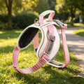 Synergy Plaid Dog Harness Vest Polyester XL19 Pink