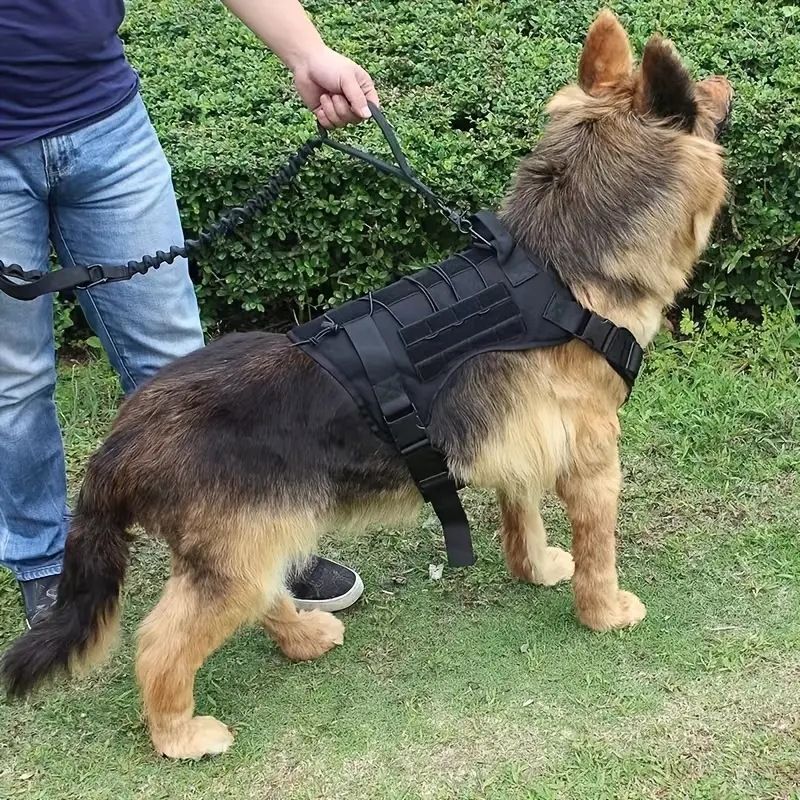 Dog Tactical Vest Polyester Military Style XXL