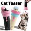 Interactive Electric Cat Fishing Toy with Retractable Feather Wand, Auto-Play Mode for Indoor Exercise, Handheld or Hands-Free Fun to Spark Your Cat’s Hunting Instinct, Lightweight and Durable, 3 Vibrant Color Options (Black And Pink)