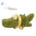 Interactive Rechargeable Electric Plush Dog Toys with Vibration and Sound – Self-Playing Wiggling Puppy Companion for Solo Entertainment and Interactive Play (Crocodile)