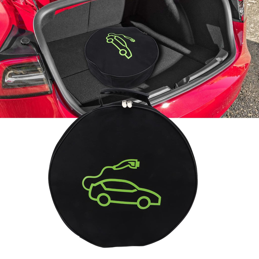 Storage Bag EV Cable Bag Water Resistant Large Capacity Electric Car Charging Cable Carry Case for Power Cords RV Hoses