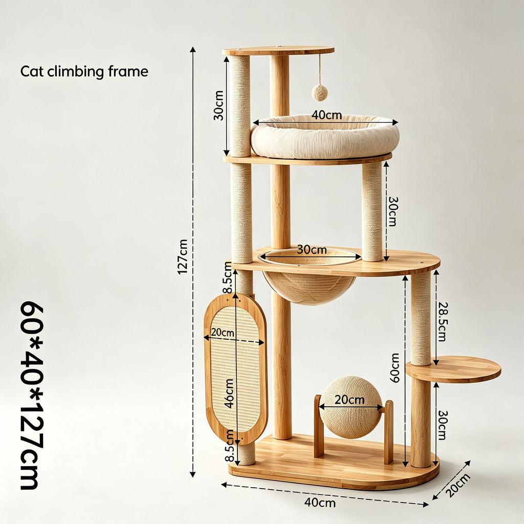 Compact Urban Cat Tree