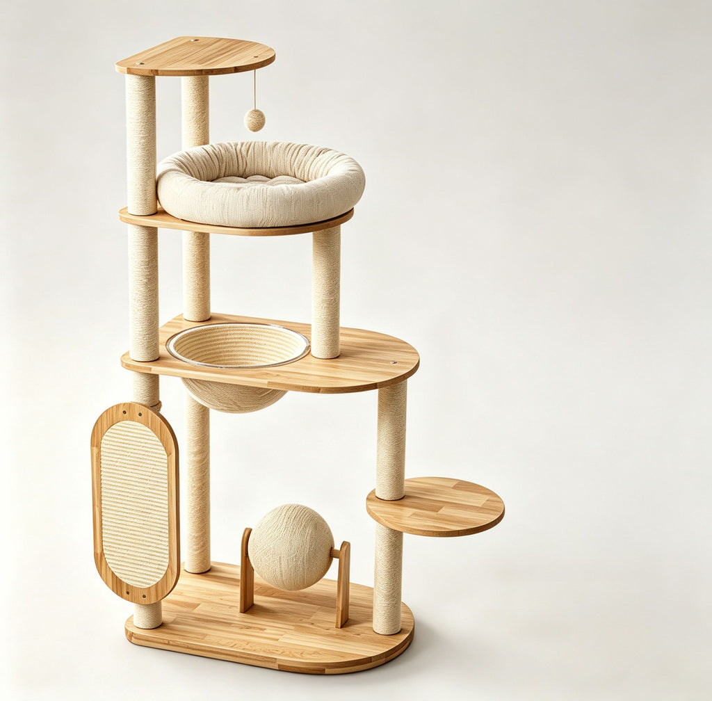 Compact Urban Cat Tree