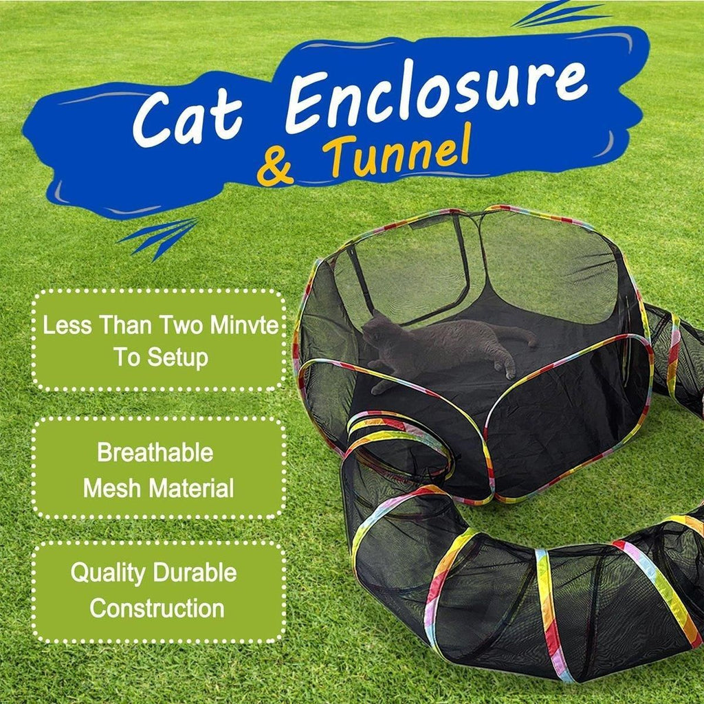 Collapsible Cat Tunnel Interactive Drill Bucket Fun Pet Toy for Cats Indoor Play