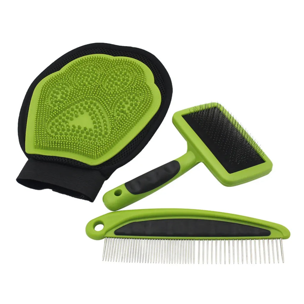 3PCS Pet Grooming Cleaning Kit Pet Hair Remover Tools for Home Pet Care Supplies