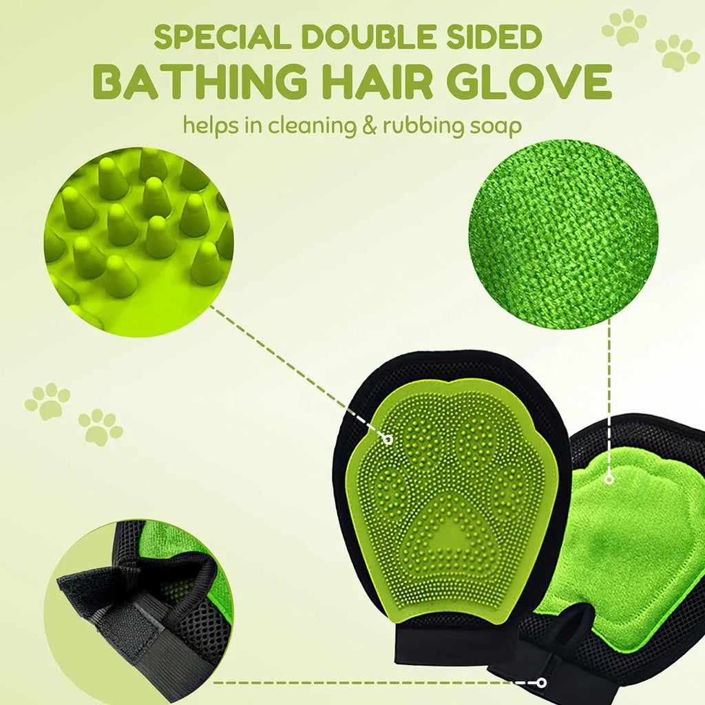 3PCS Pet Grooming Cleaning Kit Pet Hair Remover Tools for Home Pet Care Supplies