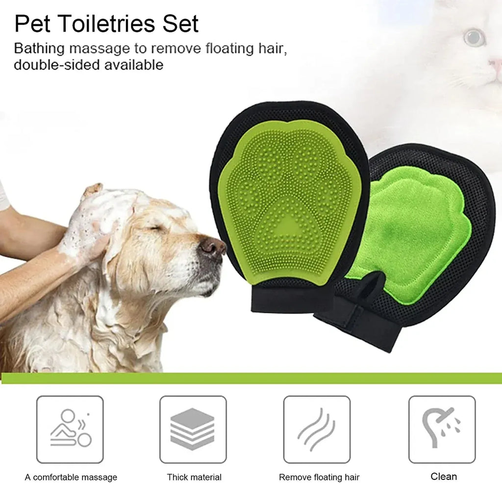 3PCS Pet Grooming Cleaning Kit Pet Hair Remover Tools for Home Pet Care Supplies