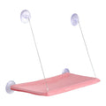 2 Set of Pink Cat Window Tanning Hammock - 4 Strong Suction Cups & Durable Oxford Removable Cover, Space Saving Bed for Indoor Cats Sunbathing