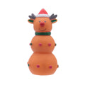 Dog Christmas Squeaky Toys（Reindeer） – Festive Designs ,Durable, bite-resistant, interactive vinyl squeaky toys—perfect as holiday stocking stuffers for dogs