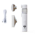 Electric Flea Comb for Dogs and Cats - 2-in-1 Rechargeable Pet Flea Remover and Dematting Grooming Comb with Suction Collection, 3 Speed Settings and USB-C Charging