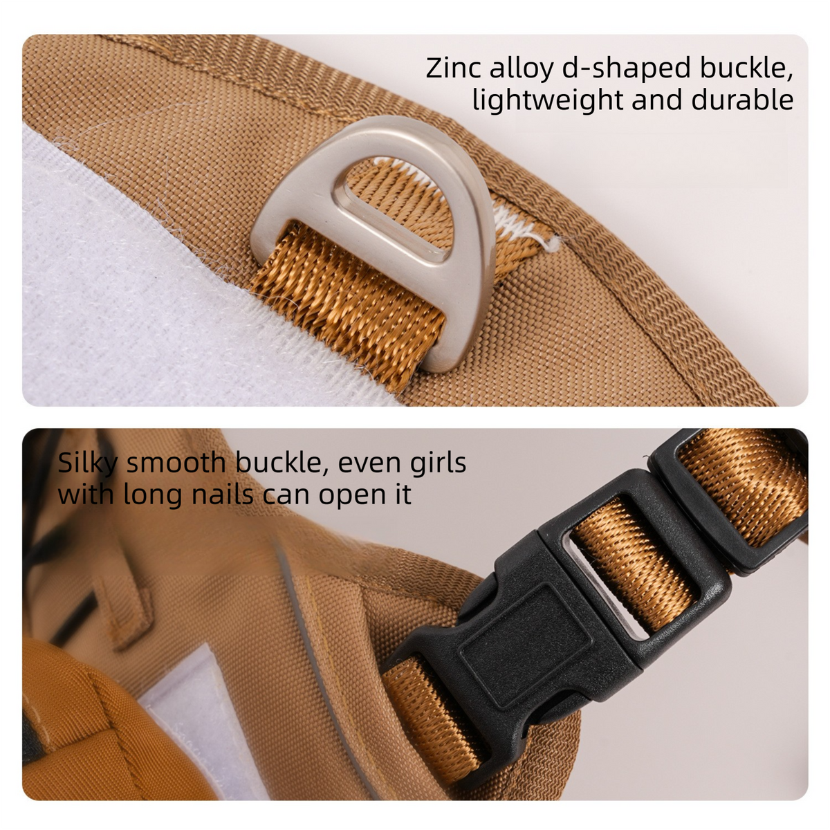Dog Harness with Backpack and Leash Set - Size L Adjustable Breathable Mesh Pet Vest with Reflective Trim, Storage Pouch and Control Handle for Walking and Hiking